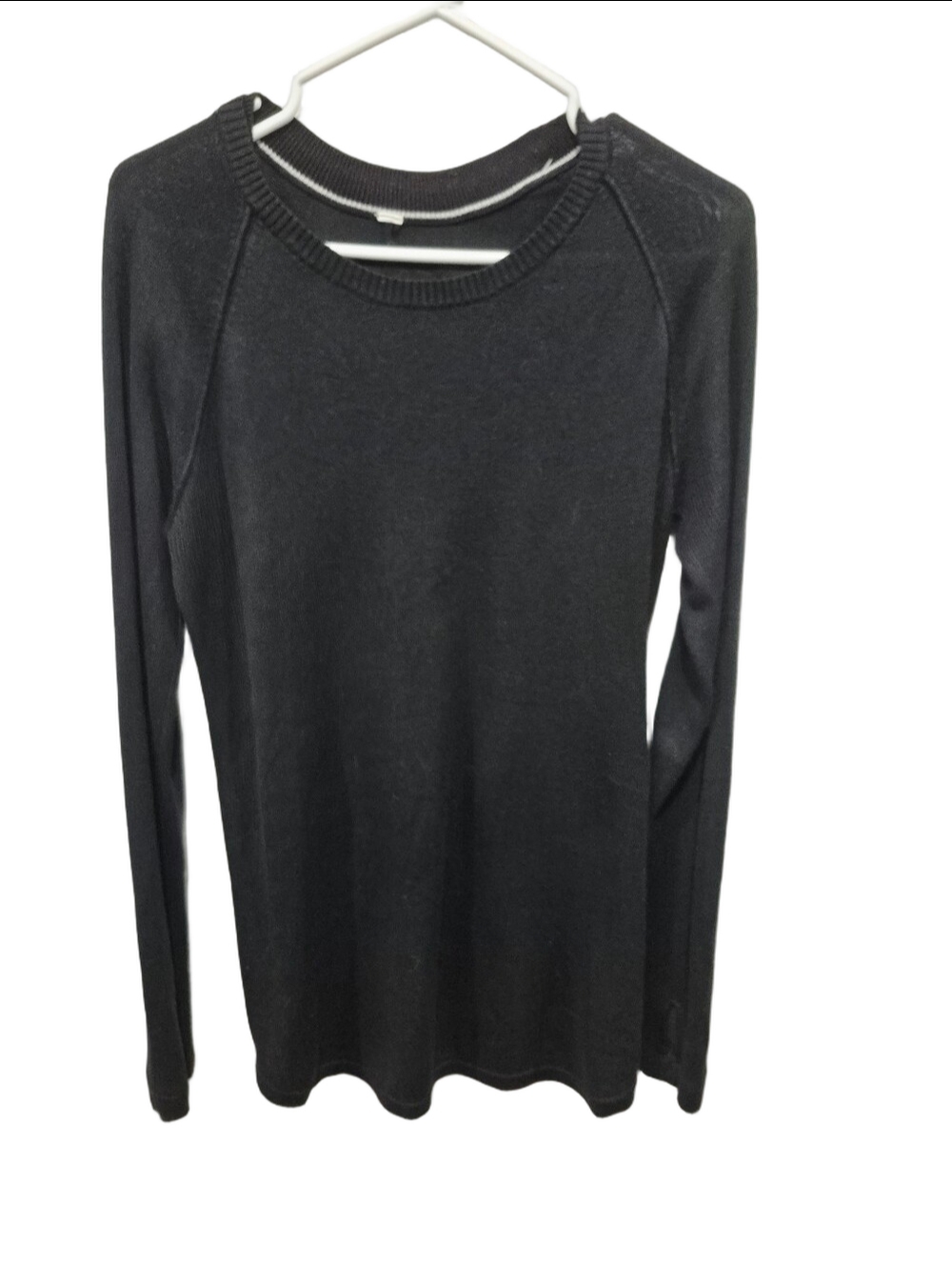 Lululemon Hello Aloe Long Sleeve Pullover Black / Black
